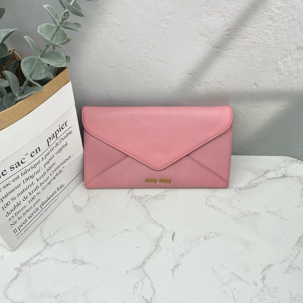 Miu Miu Pink Clutch