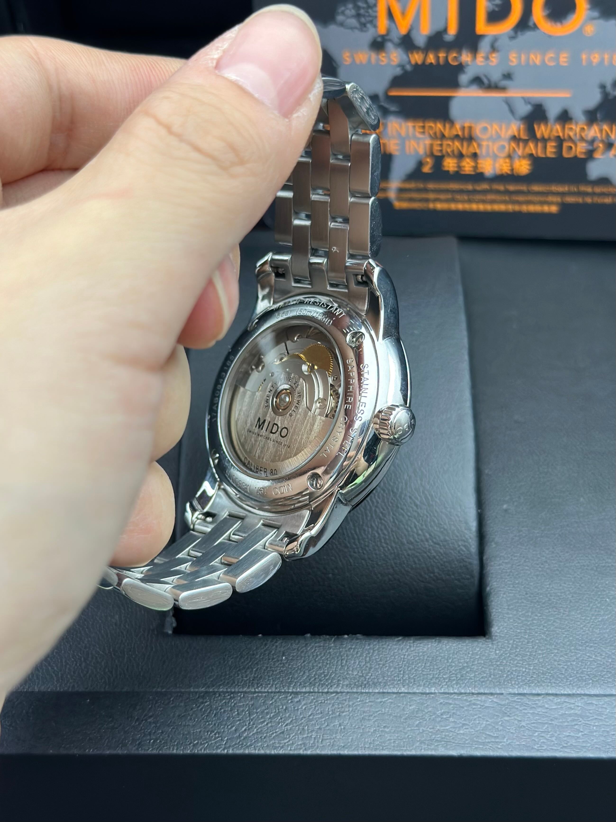 Mido Silver Automatic (self-winding) watch