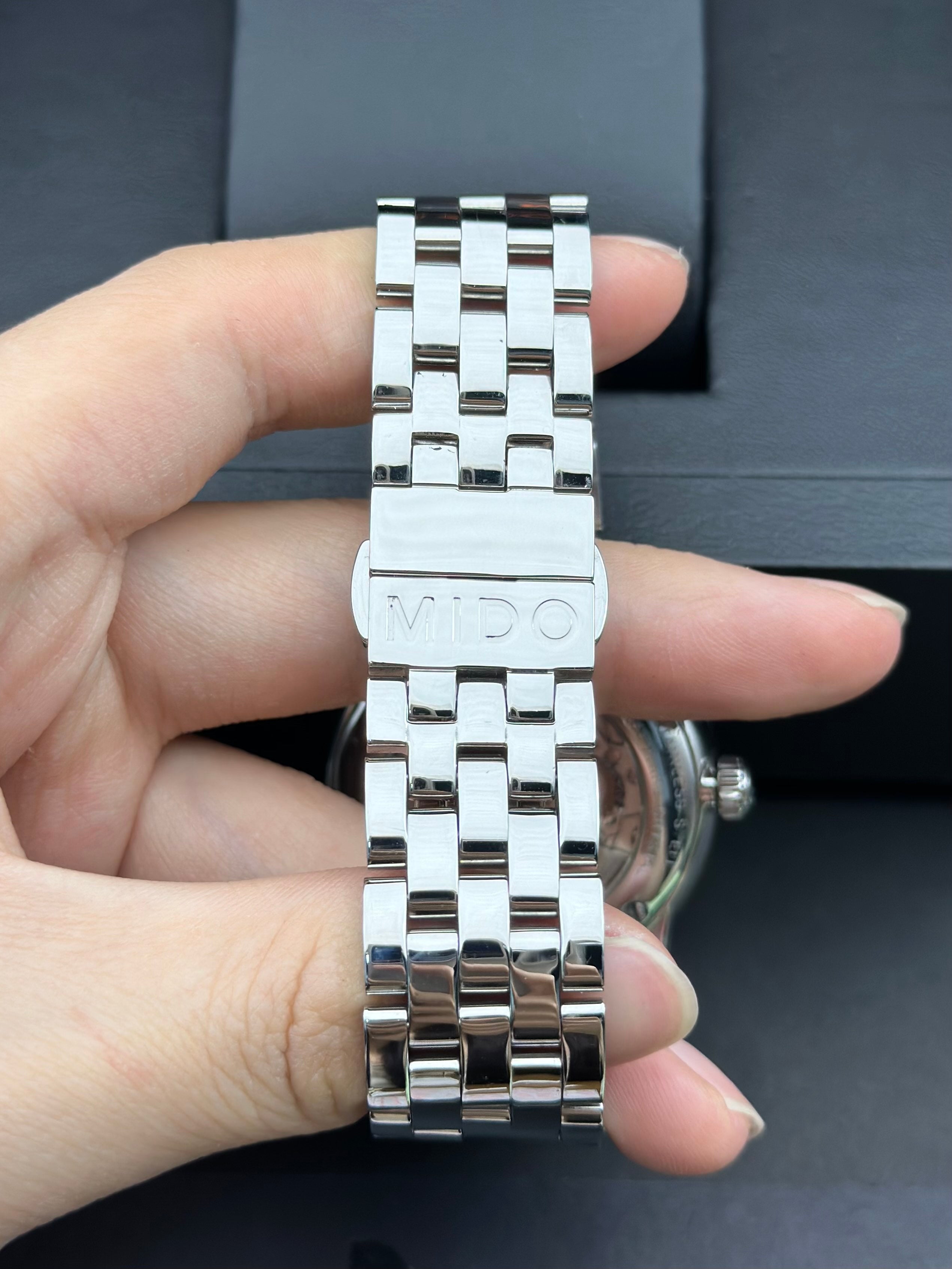 Mido Silver Automatic (self-winding) watch