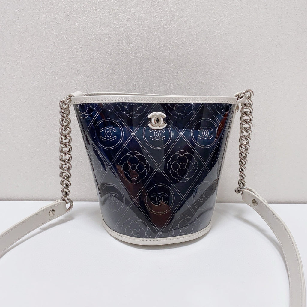 Chanel Blue Bucket & Drawstring Bag