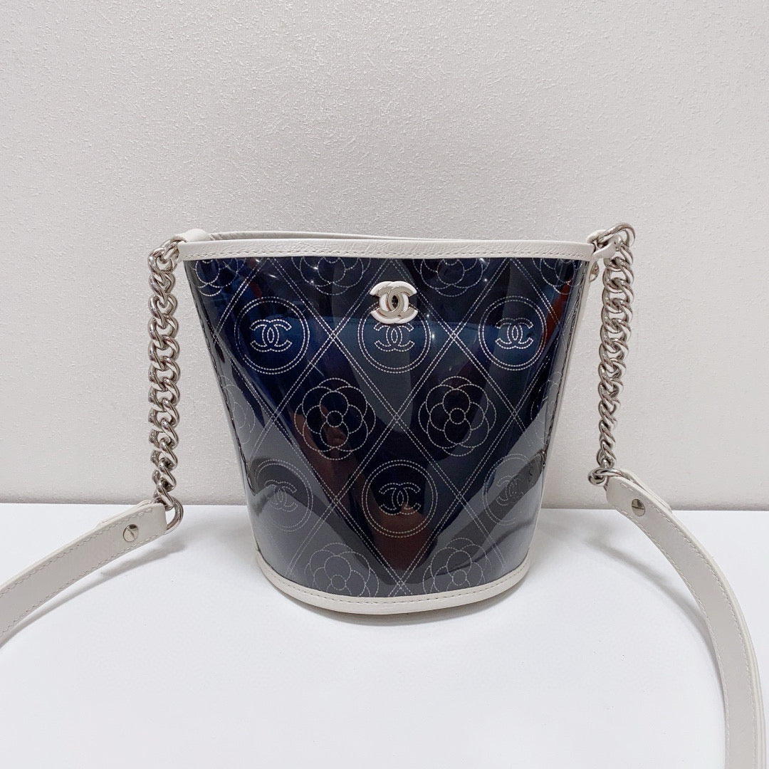 Chanel Blue Bucket & Drawstring Bag