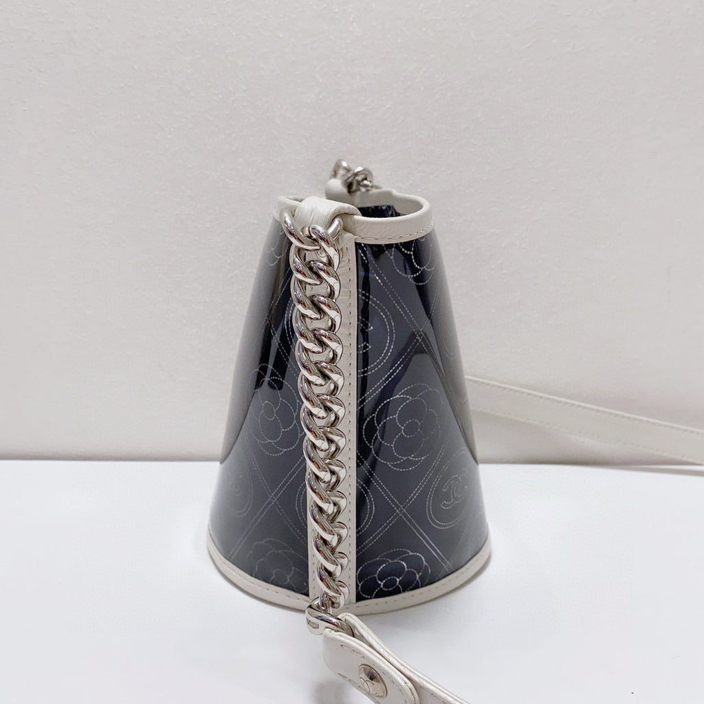 Chanel Blue Bucket & Drawstring Bag