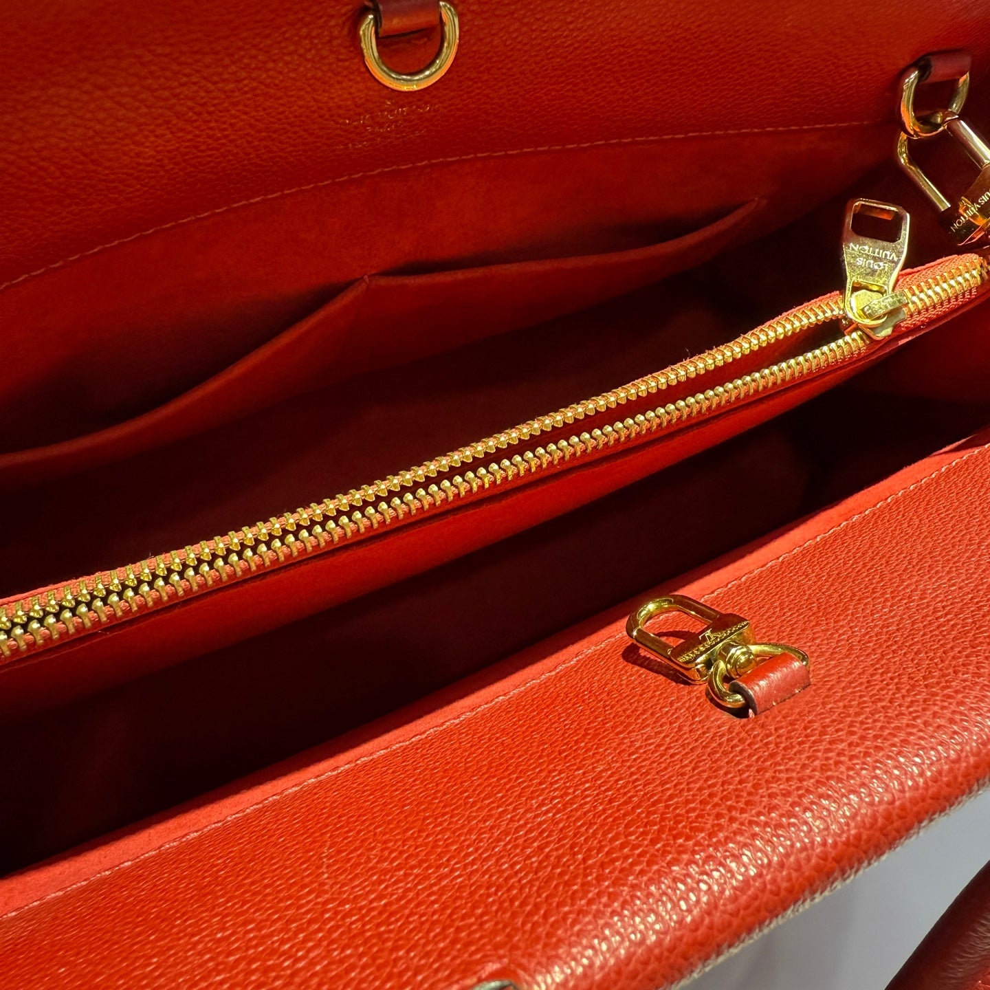 Louis Vuitton Red Satchel