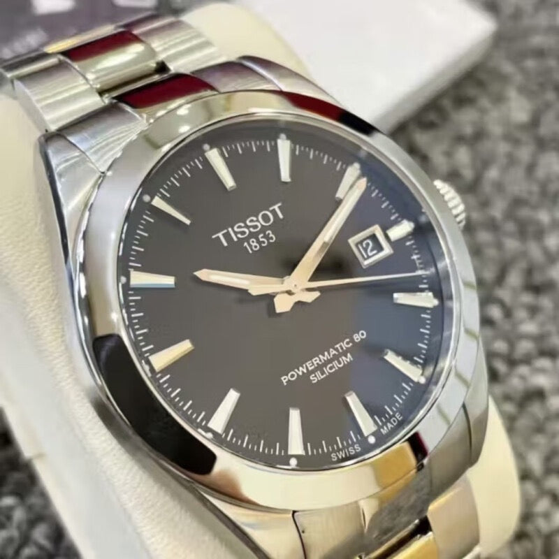 Tissot Elegance Black Automatic (self-winding) watch 40.00 MM T127.407.11.051.00