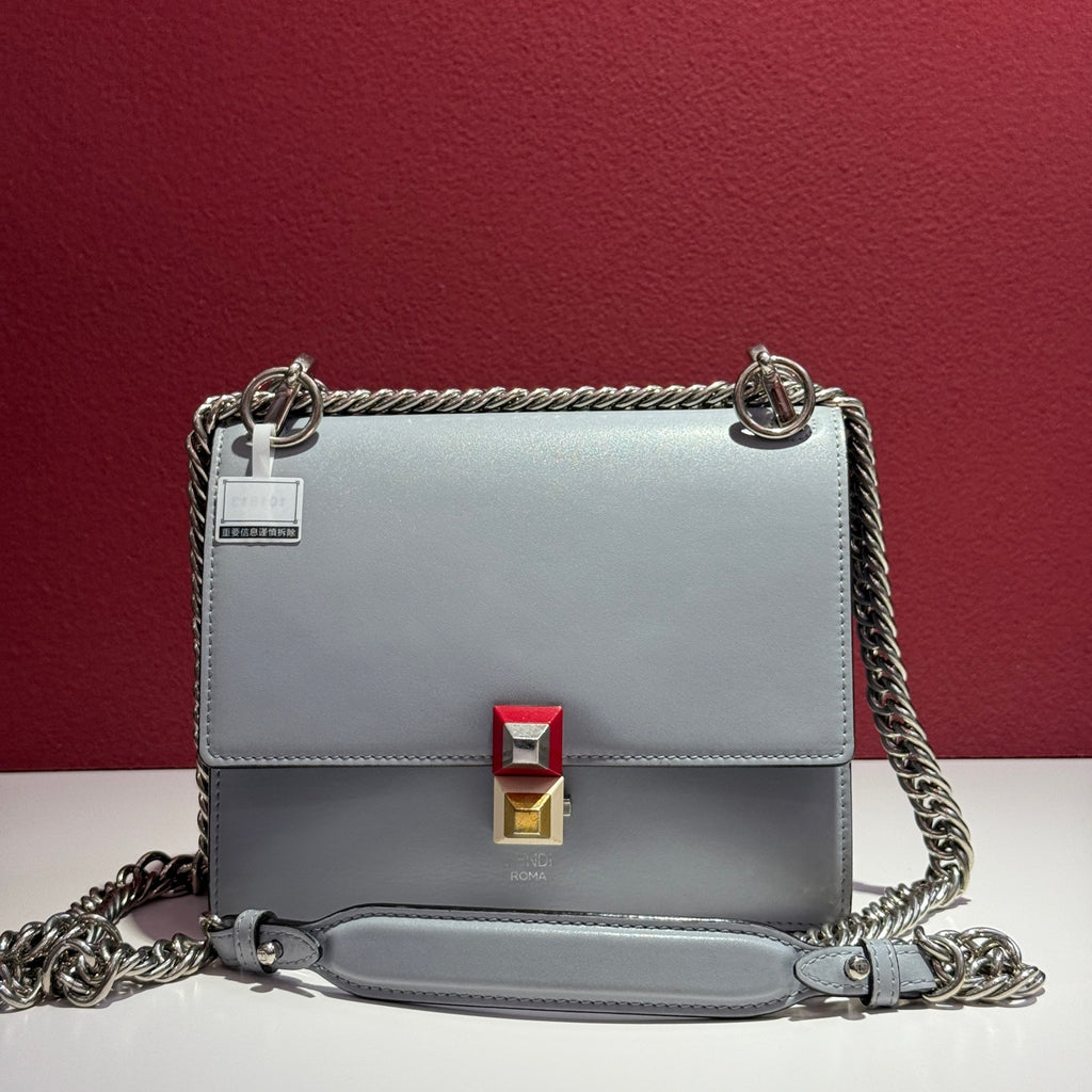 Fendi Blue Shoulder Bag 8M0381-SR0-F06R4