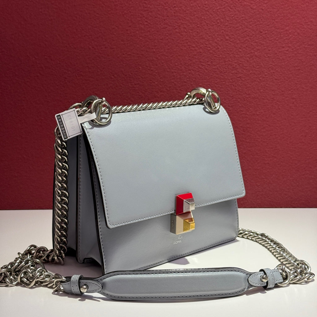 Fendi Blue Shoulder Bag 8M0381-SR0-F06R4