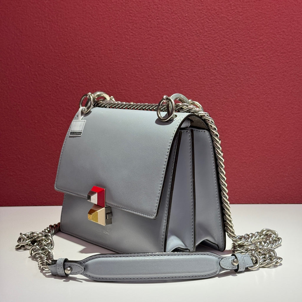 Fendi Blue Shoulder Bag 8M0381-SR0-F06R4