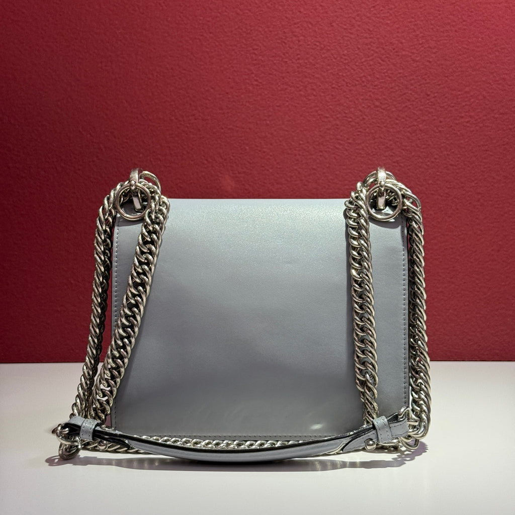 Fendi Blue Shoulder Bag 8M0381-SR0-F06R4