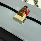 Fendi Blue Shoulder Bag 8M0381-SR0-F06R4