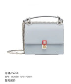 Fendi Blue Shoulder Bag 8M0381-SR0-F06R4