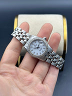 梅花 White Automatic (self-winding) watch