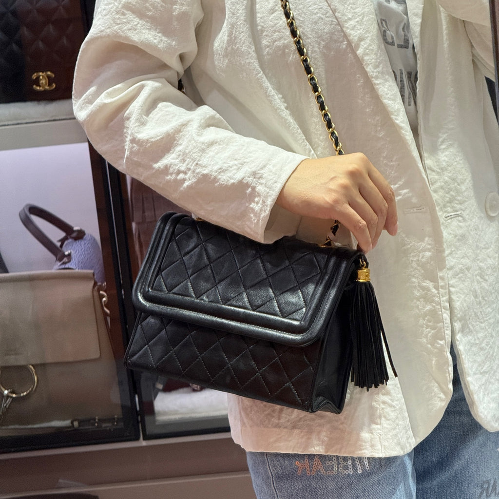 Chanel Black Messenger Bag