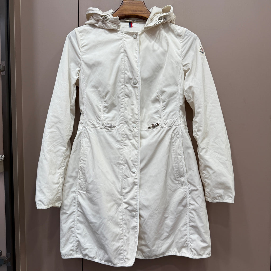 Moncler White Trench coat