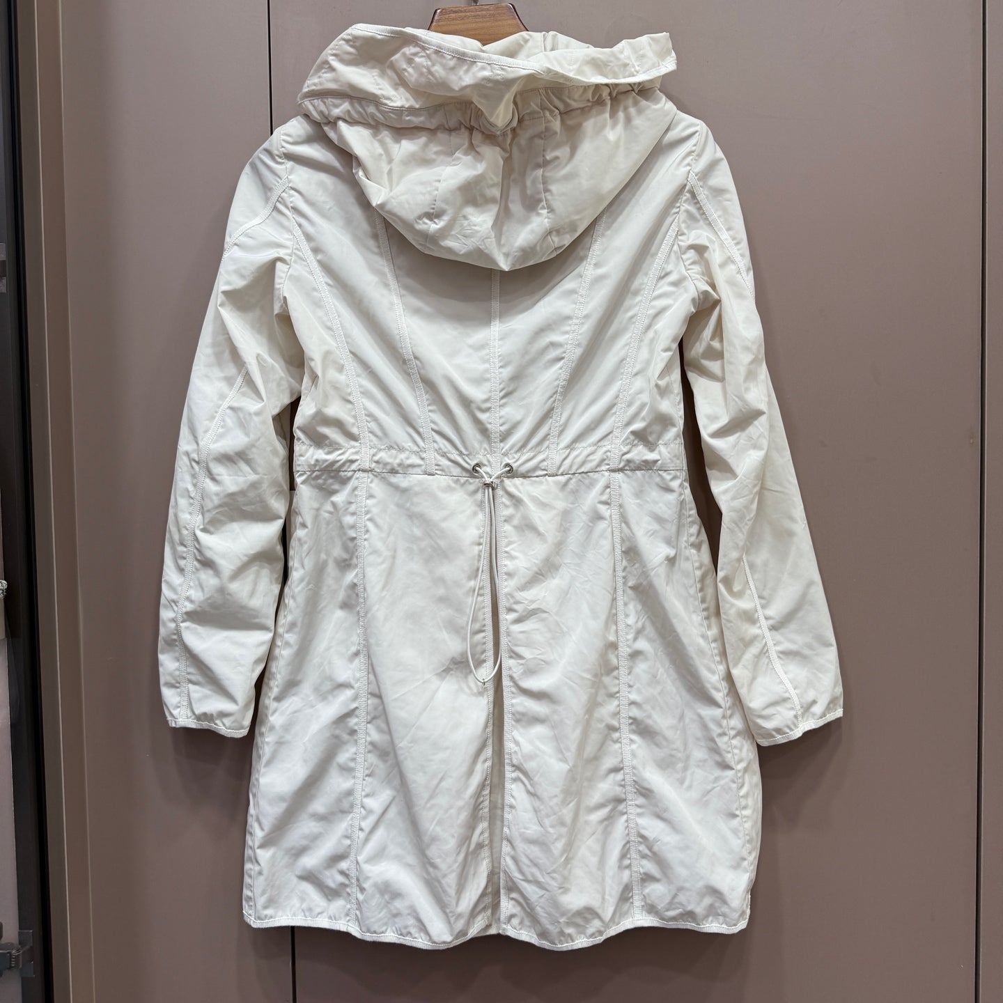 Moncler White Trench coat