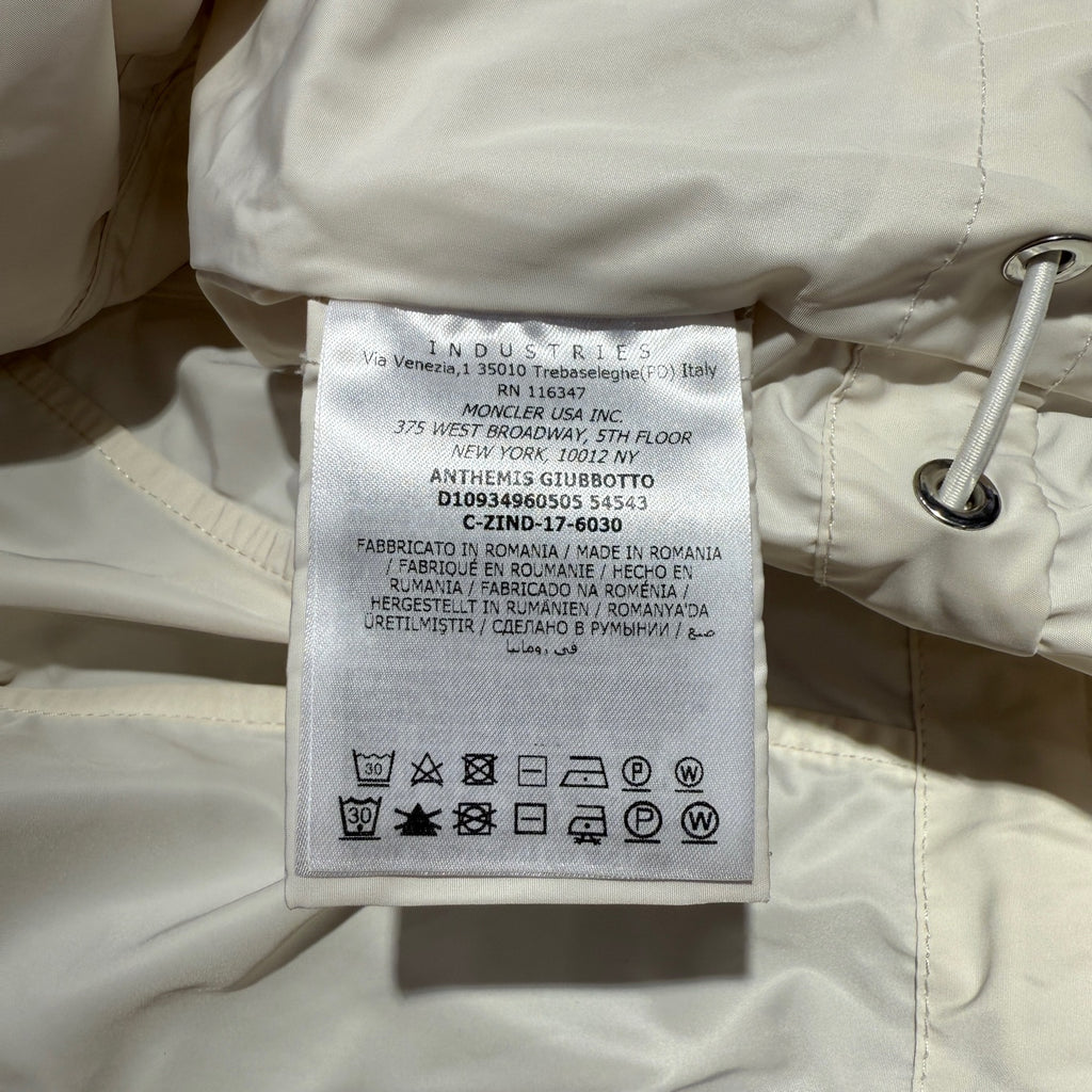 Moncler White Trench coat