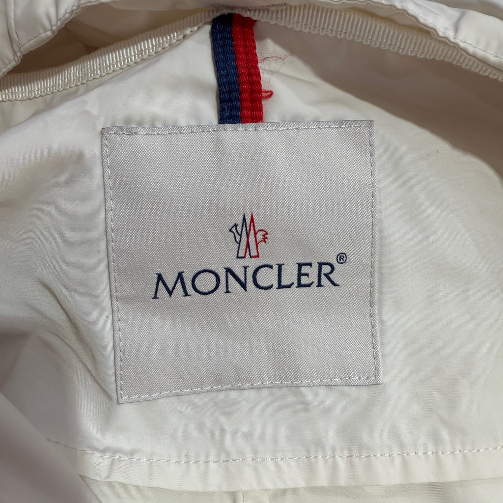 Moncler White Trench coat