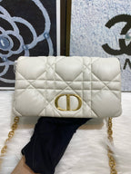 Dior Leather White Clutch S5135UNGX_M030