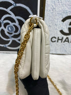 Dior Leather White Clutch S5135UNGX_M030