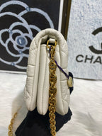 Dior Leather White Clutch S5135UNGX_M030