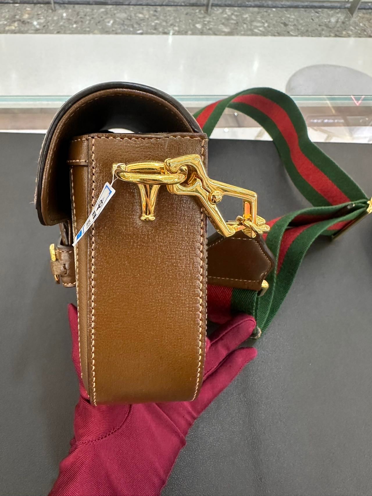 Gucci Gucci Horsebit 1955 Collection Canvas Beige 658574 HUHHG 8565