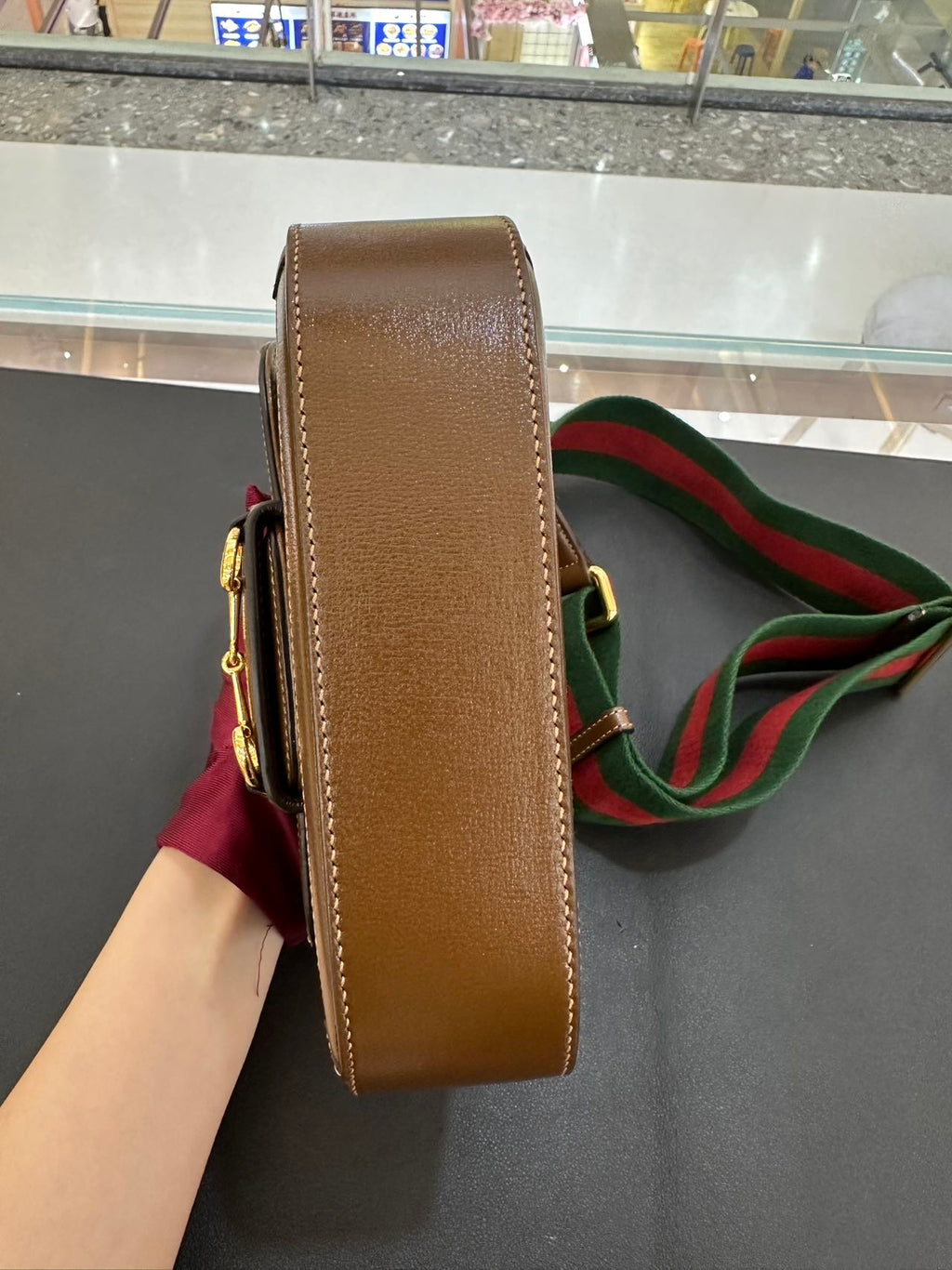 Gucci Gucci Horsebit 1955 Collection Canvas Beige 658574 HUHHG 8565