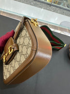 Gucci Gucci Horsebit 1955 Collection Canvas Beige 658574 HUHHG 8565