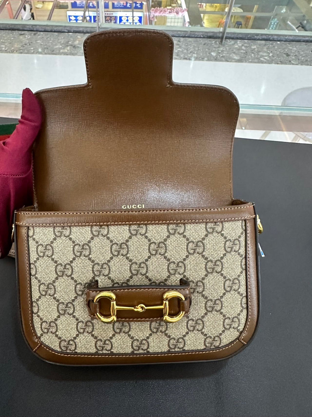 Gucci Gucci Horsebit 1955 Collection Canvas Beige 658574 HUHHG 8565