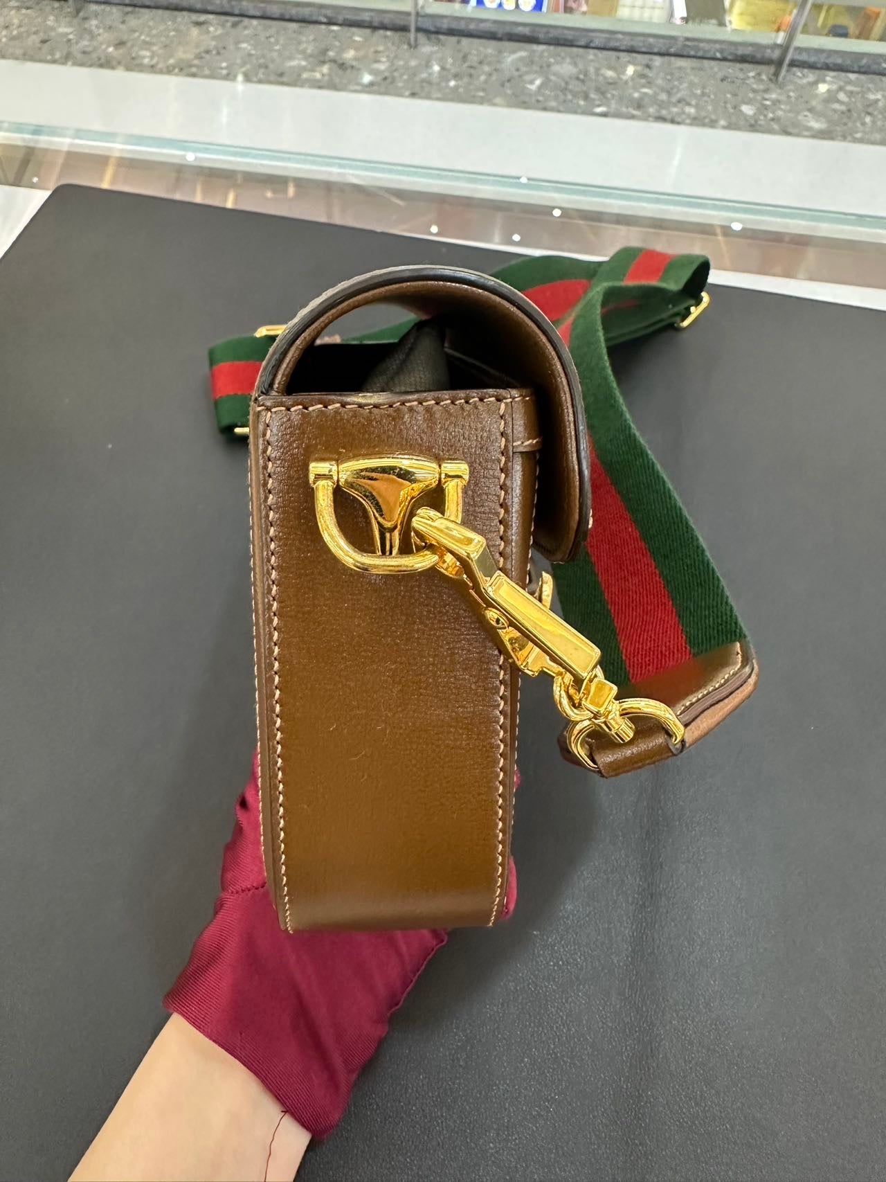 Gucci Gucci Horsebit 1955 Collection Canvas Beige 658574 HUHHG 8565