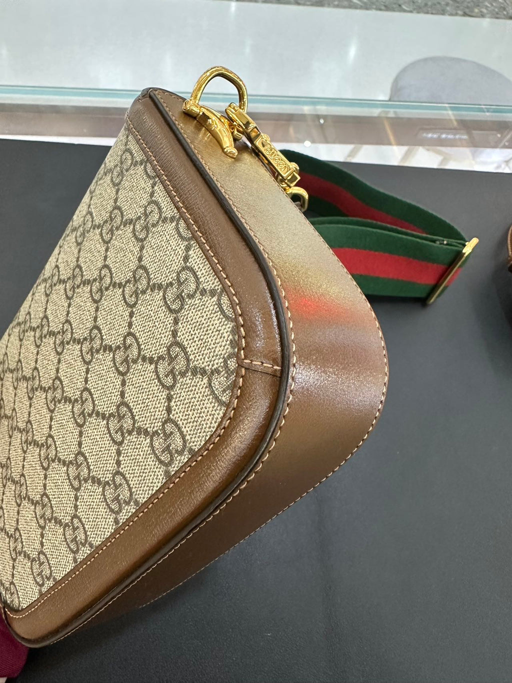 Gucci Gucci Horsebit 1955 Collection Canvas Beige 658574 HUHHG 8565