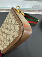 Gucci Gucci Horsebit 1955 Collection Canvas Beige 658574 HUHHG 8565