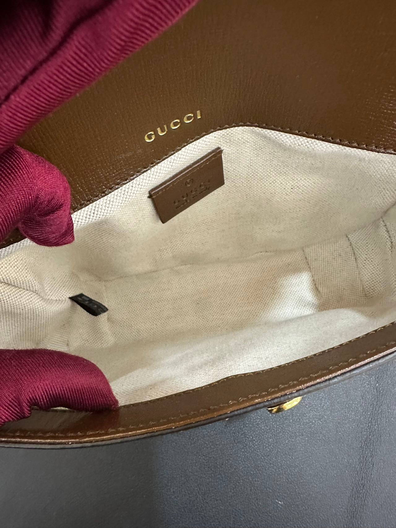 Gucci Gucci Horsebit 1955 Collection Canvas Beige 658574 HUHHG 8565