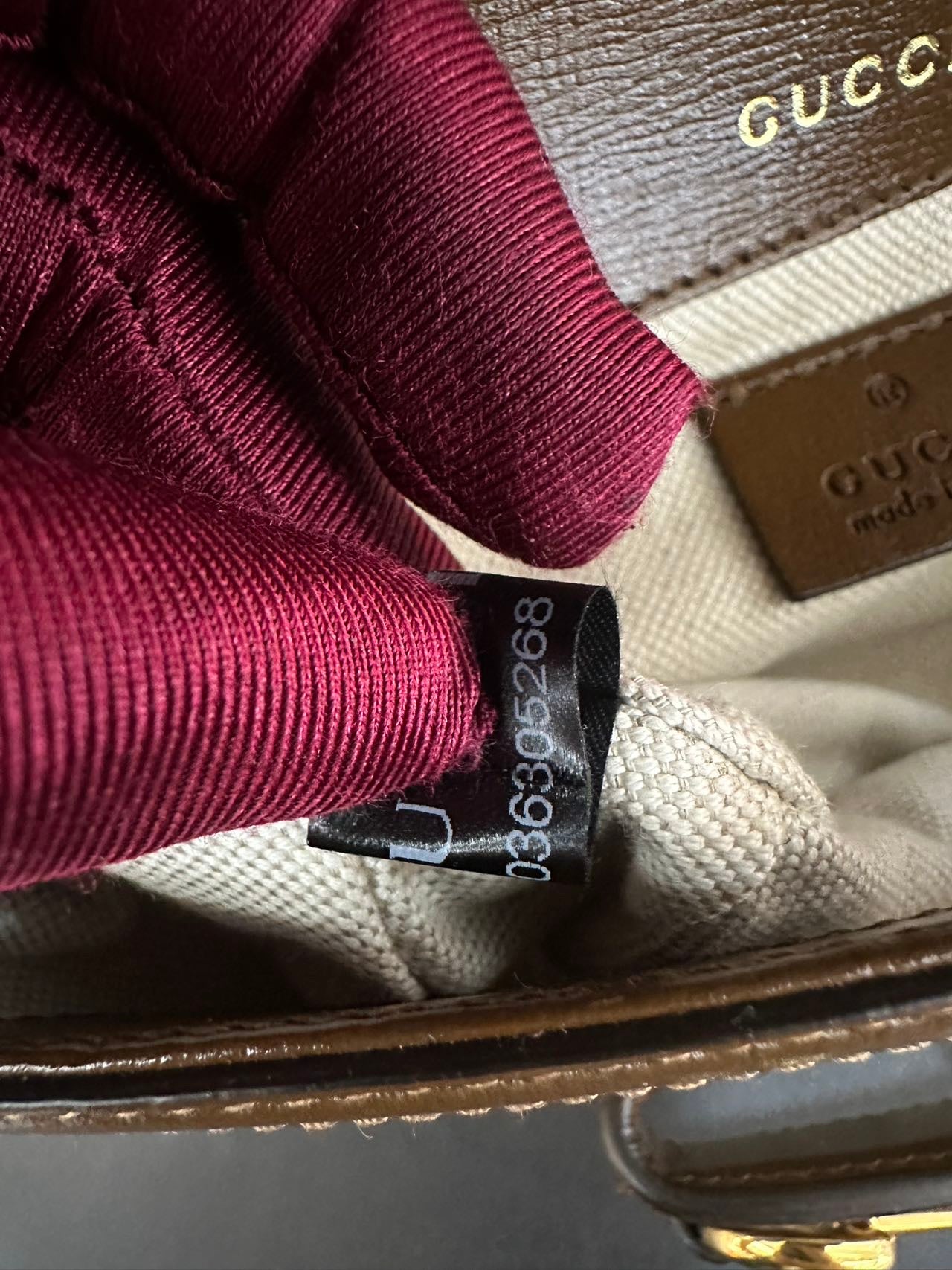 Gucci Gucci Horsebit 1955 Collection Canvas Beige 658574 HUHHG 8565