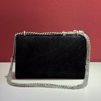 Gucci Dionysus Collection Small Shoulder Bag Alcantara Black Shoulder Bag 28x16x10.5