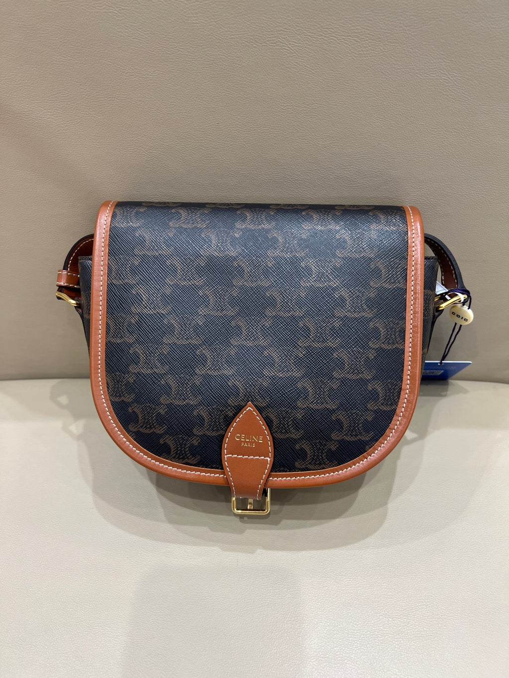 Celine Saddle Bag 7 x 7 x 3 inches (18.5 x 17 x 8 centimeters)
