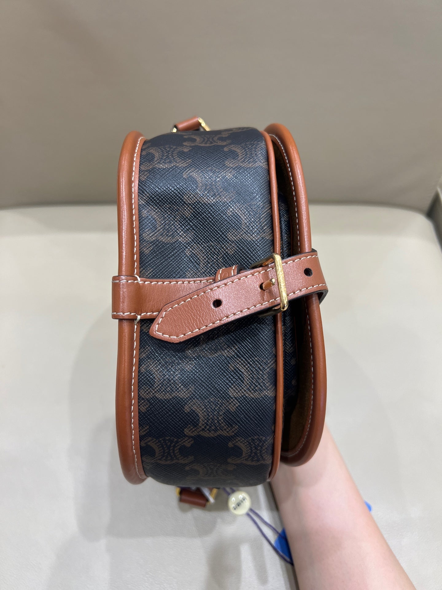 Celine Saddle Bag 7 x 7 x 3 inches (18.5 x 17 x 8 centimeters)