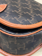 Celine Saddle Bag 7 x 7 x 3 inches (18.5 x 17 x 8 centimeters)