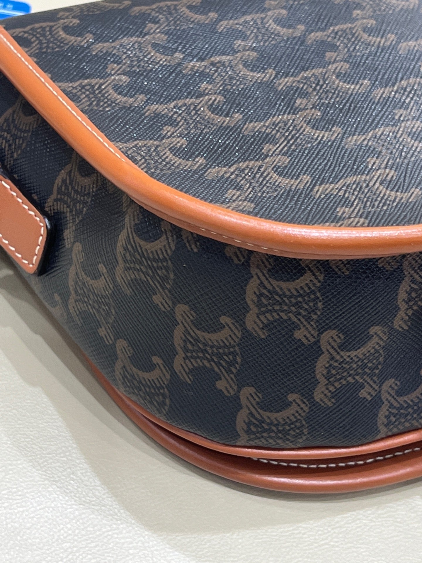 Celine Saddle Bag 7 x 7 x 3 inches (18.5 x 17 x 8 centimeters)