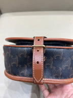 Celine Saddle Bag 7 x 7 x 3 inches (18.5 x 17 x 8 centimeters)