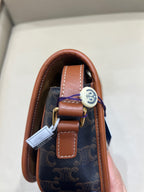 Celine Saddle Bag 7 x 7 x 3 inches (18.5 x 17 x 8 centimeters)