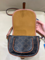 Celine Saddle Bag 7 x 7 x 3 inches (18.5 x 17 x 8 centimeters)