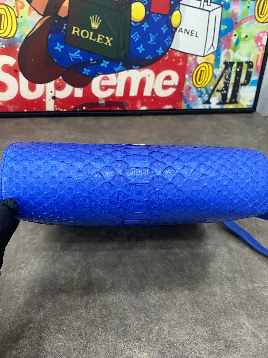 Celine Blue Shoulder Bag