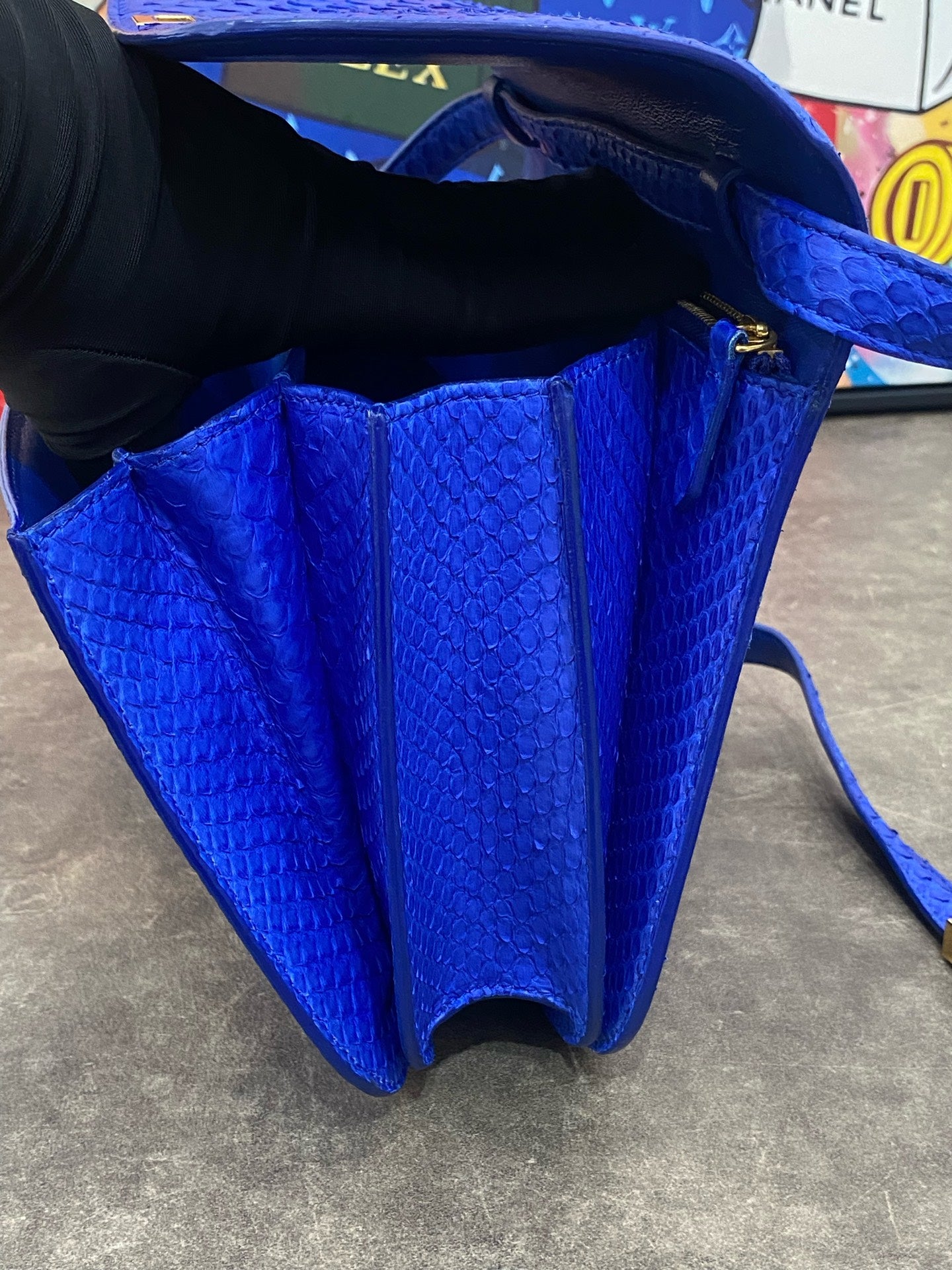 Celine Blue Shoulder Bag