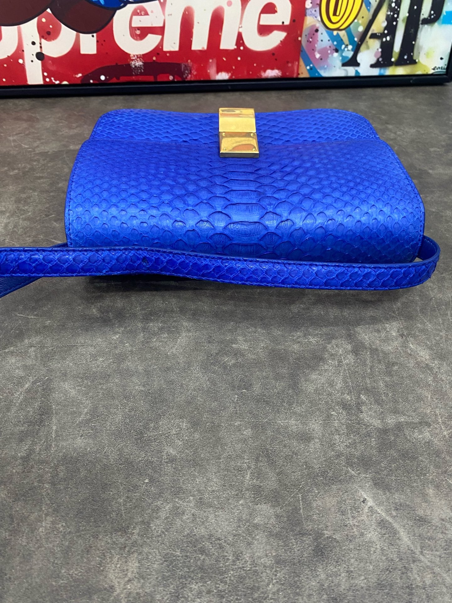 Celine Blue Shoulder Bag