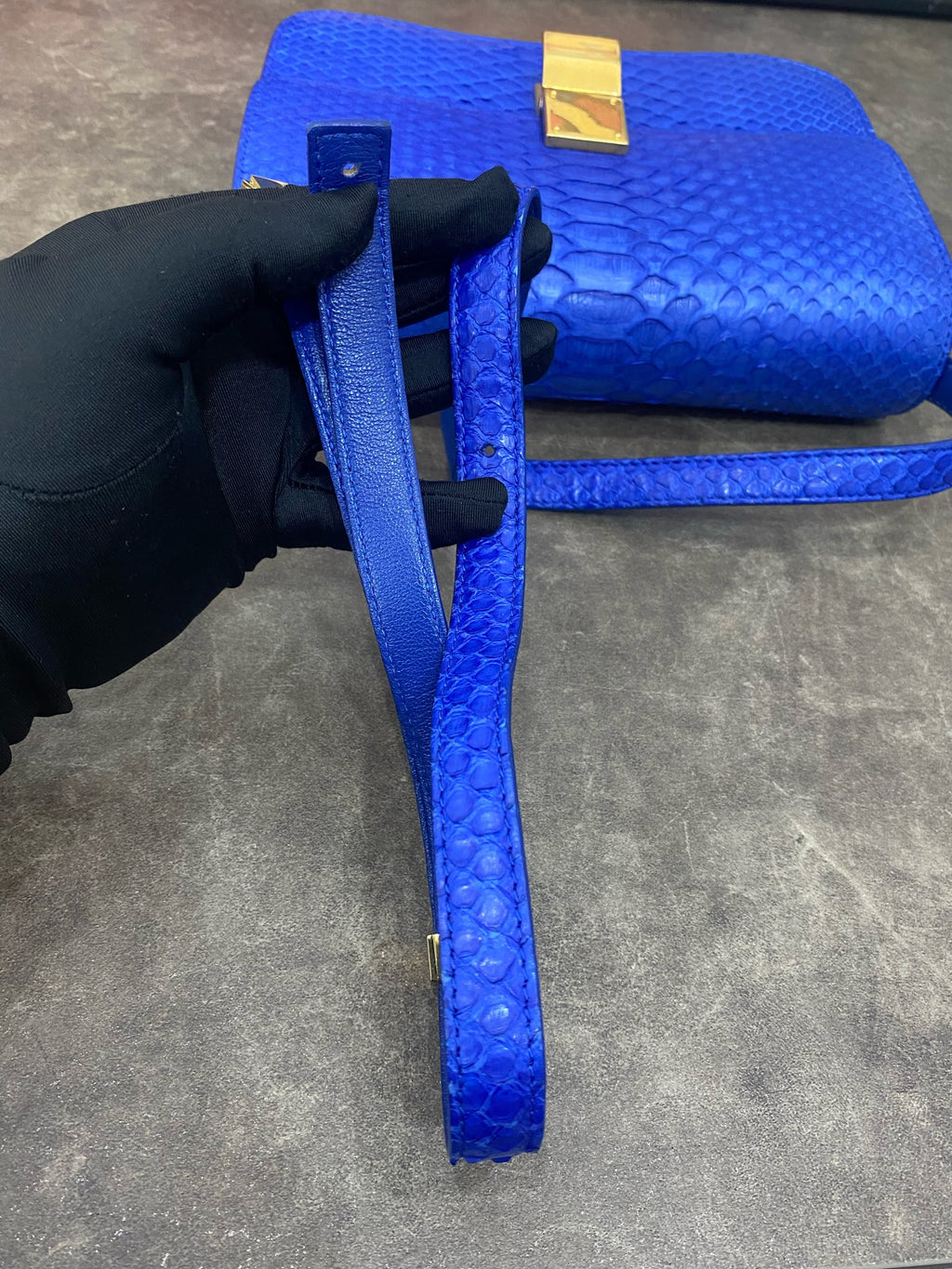 Celine Blue Shoulder Bag