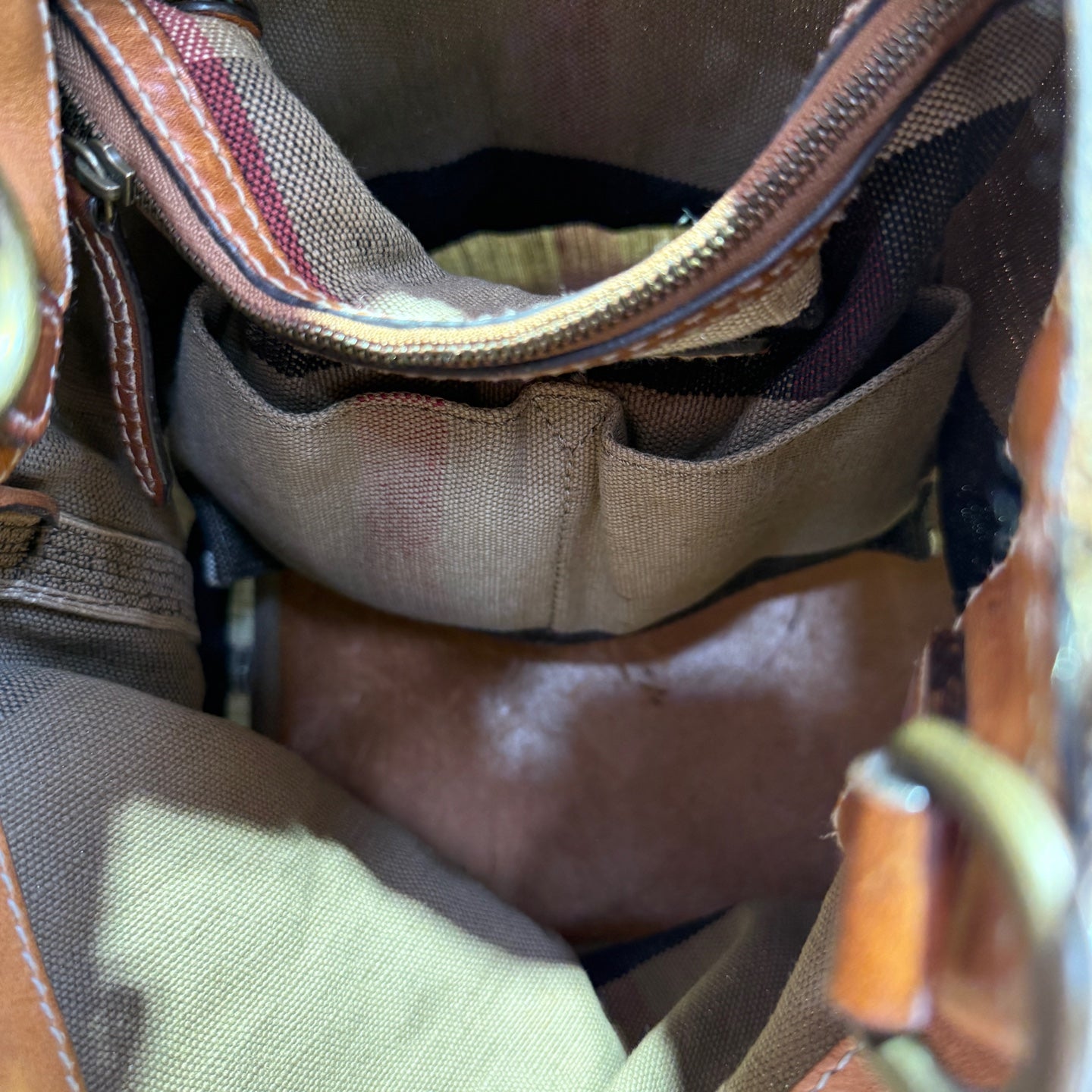 Burberry Canvas Bucket & Drawstring Bag