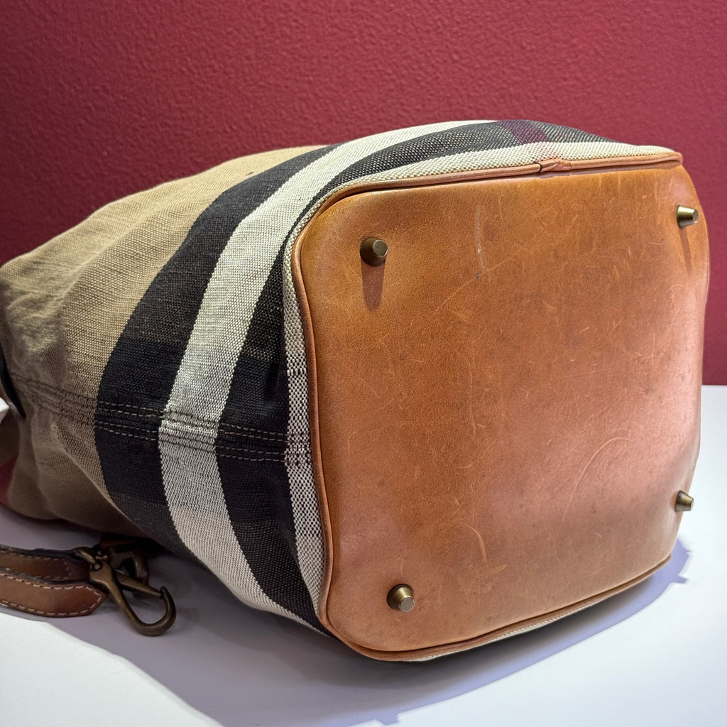Burberry Canvas Bucket & Drawstring Bag