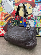 Chanel Leather Brown Satchel