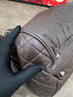 Chanel Leather Brown Satchel