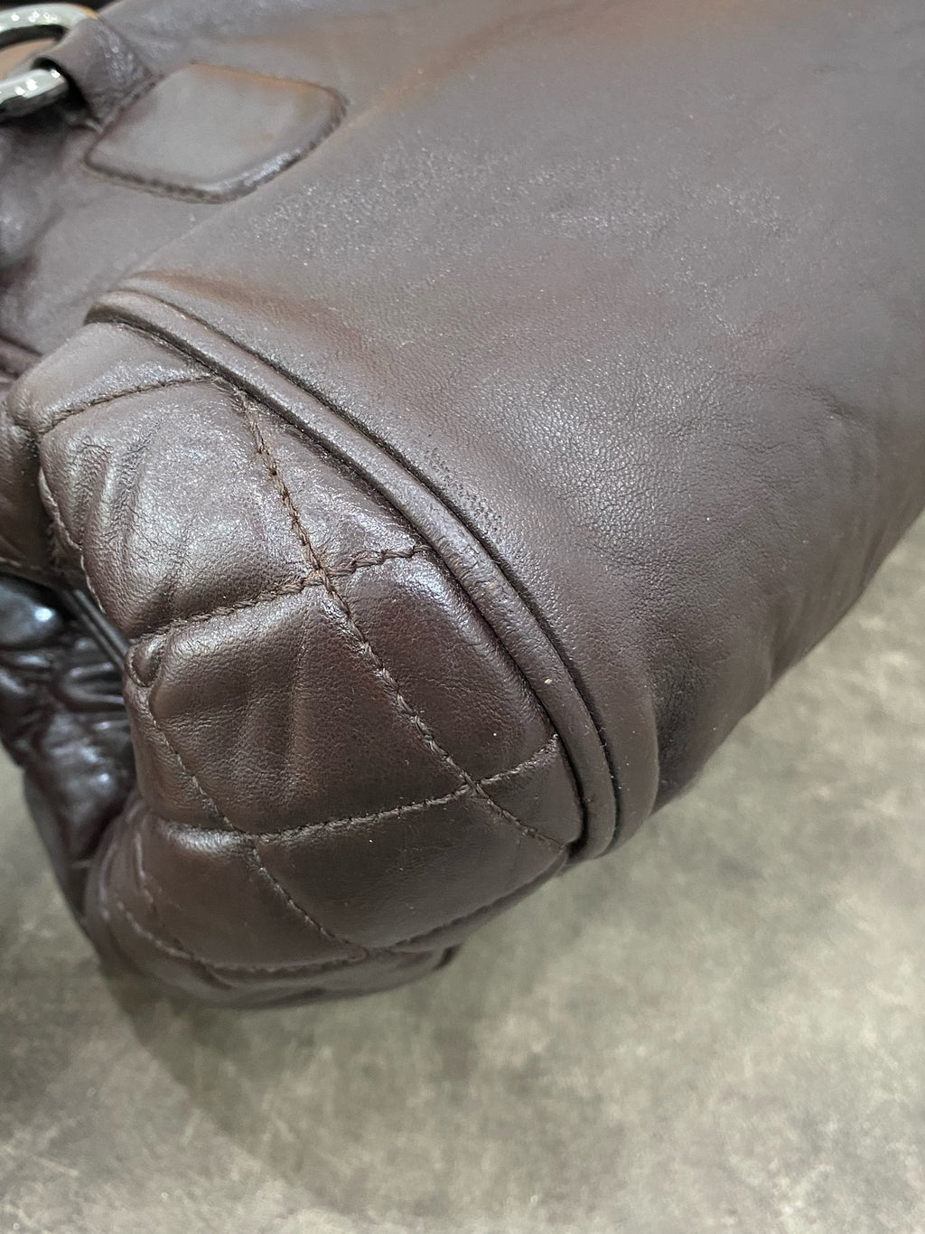 Chanel Leather Brown Satchel