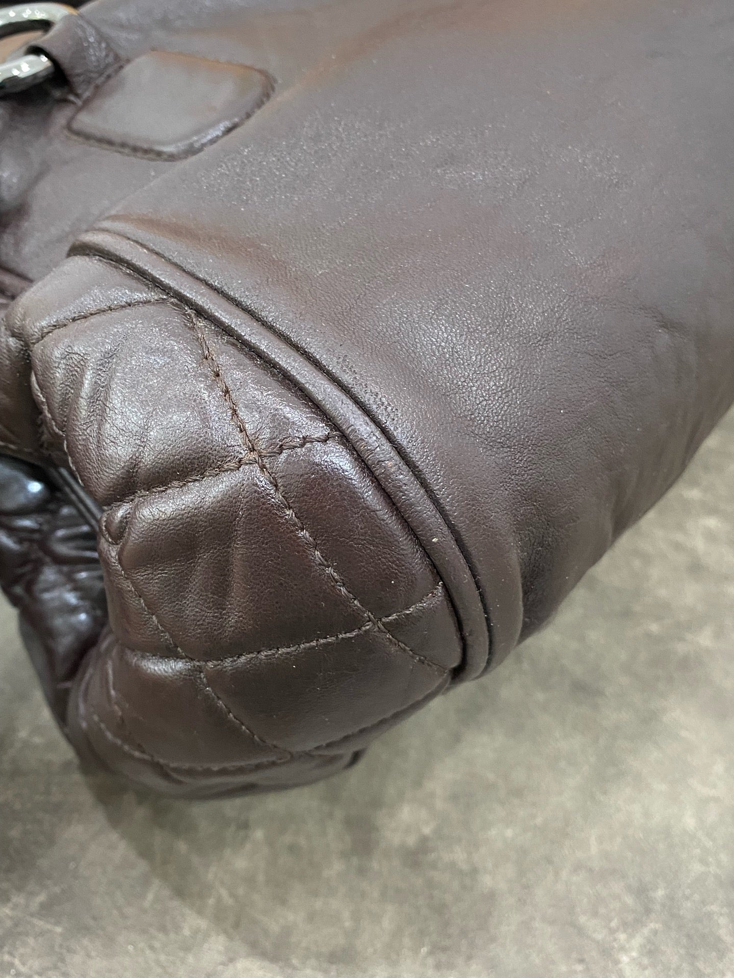 Chanel Leather Brown Satchel
